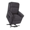 New York Dual Motor Riser Recliner in Graphite Grey